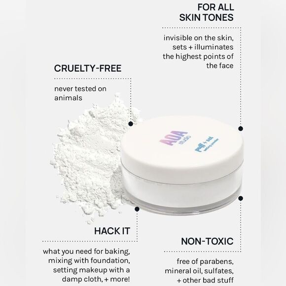AOA Puff + Set Setting Powder - Translucent - Picture 2 of 4
